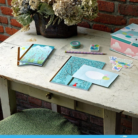 Kuferek z zestawem papierniczym CHARLOTTE DD03502