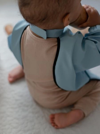 Baby Livia Śliniak z rękawkami Baby Blue Myszka 305-11