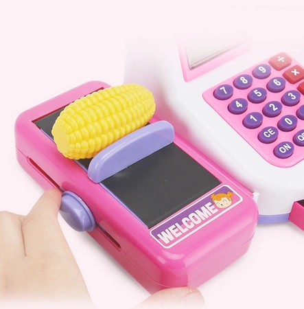WOOPIE Kasa Sklepowa dla Dzieci Kalkulator Mikrofon Wyświetlacz LCD