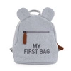 Childhome Plecak dziecięcy My First bag Kanwas Szara