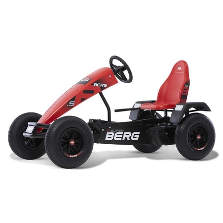 BERG Gokart na Pedały XL B.Super Red BFR Pompowane Koła od 5 lat do 100 kg
