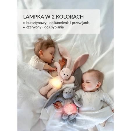 Szumiący królik 5w1 z lampką Brązowy / Szumisie
