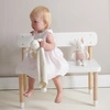 Kocyk przytulanka z bawełny organicznej GOTS, Cream Bunny, ThreadBear Design