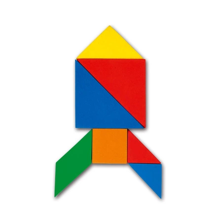 Tangram, Układanka, Łamigłówka, Piankowa Gra Logiczna