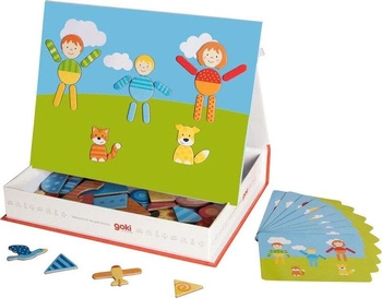 Książka magnetyczna Bajkowa składanka 58738-Goki, układanki dla dzieci