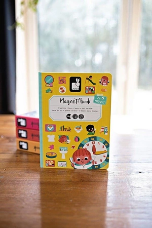 Magnetyczna układanka Uczę się zegarka Magnetibook, Janod