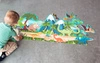 Scratch, 2 w 1 Puzzle podłogowe i pierwsze puzzle - Dinozaury 80 el.