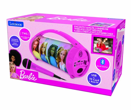 Głosnik z mikrofonem  Barbie Lexibook BTP585BBZ