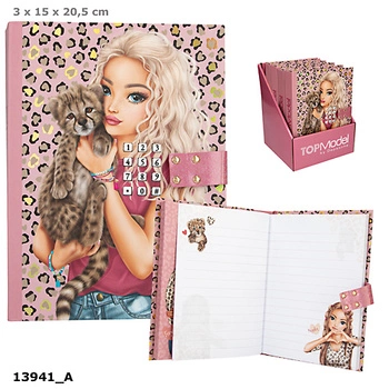 Pamiętnik na kod Top Model Leo Heart  grający BEST FRIENDS 13941A