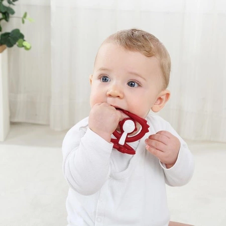 Mombella Gryzak Zabawka Małpka Chimney Red