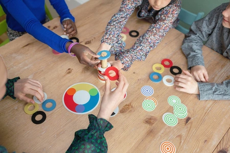 BS Toys, drewniana gra Mikser kolorów