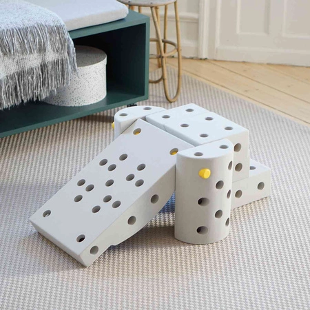 MODU Dreamer kit 12in1 – Kreatywne klocki rozwijające motorykę dużą, żółty