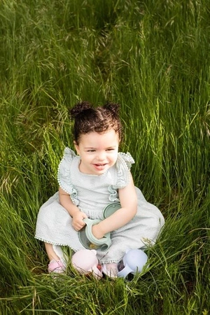 Ubbi Pojemnik na Przekąski Tweat 2 szt. Sage/Blush Pink