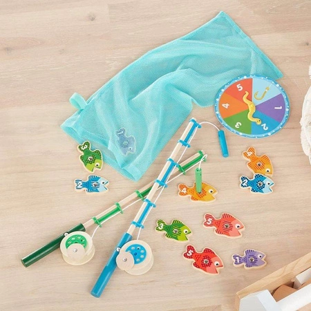 Magnetyczny zestaw do łowienia rybek 15149- Melissa & Doug, gra zręcznościowa