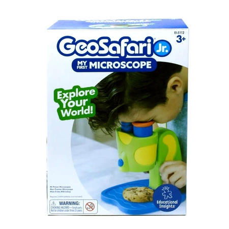 Mikroskop dla Dzieci z Podświetleniem LED, 8 x GeoSafari Jr.