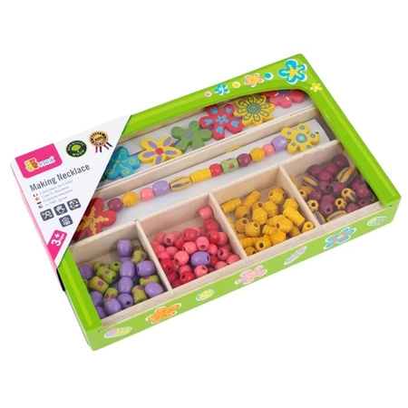 Koraliki Do Nawlekania Kolorowe Stwórz Bransoletkę Biżuteria Viga Toys