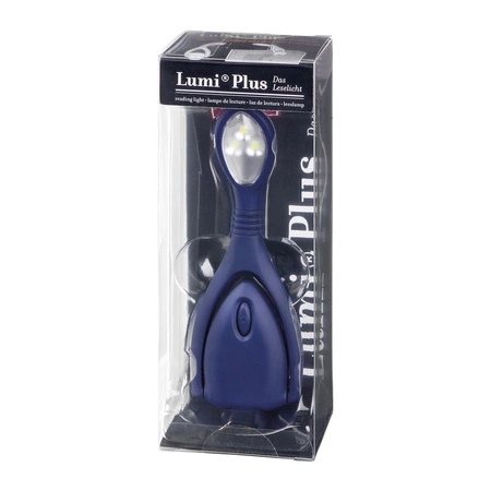Płynnie Ściemniana Lampka Do Czytania, Lumi Plus, Granatowa