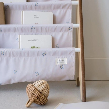 3 Sprouts Stojak na Książki Recycled Blueberry Taupe