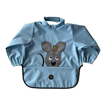 Baby Livia Śliniak z rękawkami Baby Blue Myszka 305-11