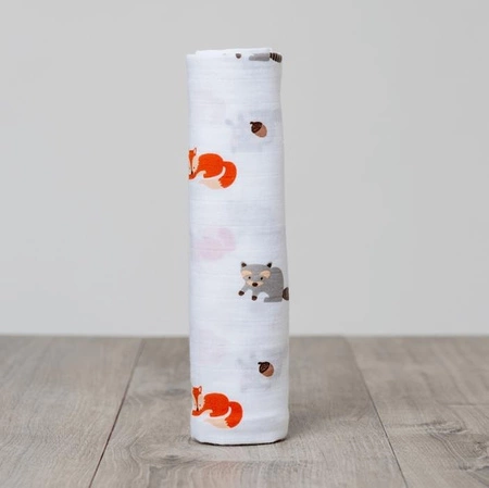 Lulujo Kocyk Muślinowy Leśni Przyjaciele