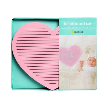 Pearhead Tablica z Literkami Serce Pink