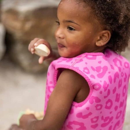 The Swim Essentials Kamizelka do nauki pływania dla dzieci 18-30kg Neon Leopard 2020SE105