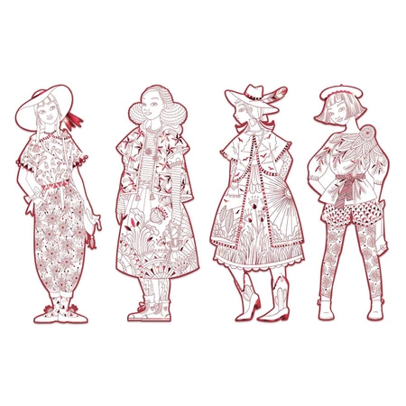 Kolorowanki elegantki - FIODOR DJ09544