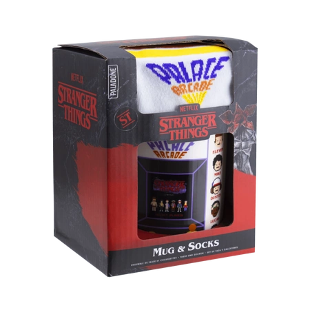 Zestaw prezentowy Stranger Things: kubek plus skarpetki
