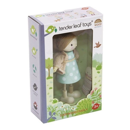 Laleczka Pani Goodwood z dzieckiem, Tender Leaf Toys