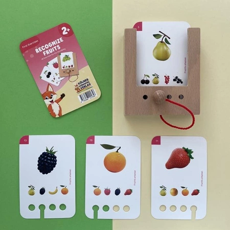 WiemTo Karty Rozpoznawanie Owoców dla Dzieci 2+