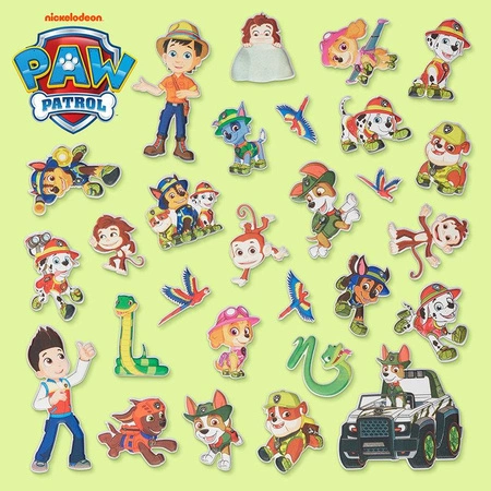 Naklejki wielorazowe Psi Patrol Puffy Sticker – Jungle Melissa & Doug 33258