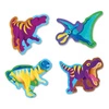 Mudpuppy Puzzle Świat dinozaurów z elementami w kształcie dinozaurów 80 elementów 5+