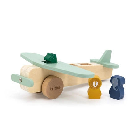 Zwierzęta drewniany samolot - Trixie