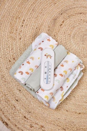 bébé-jou Otulacz bambusowo-muślinowy 110 x 110cm Rainbow Sky 305203