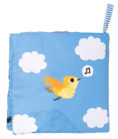 Książeczka interaktywna, Mały ptaszek, 216130-Manhattan Toy, zabawki dla niemowląt