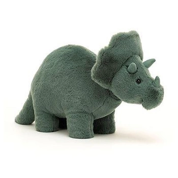 JellyCat Fossilly Triceratops 17cm