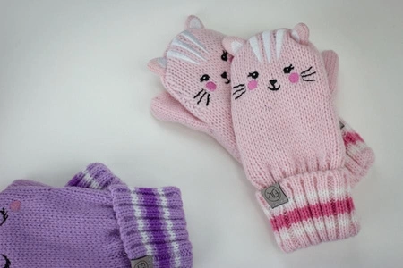 FlapJack Rękawiczki Dziecięce z Jednym Palcem Kotek S