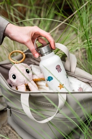 Done by Deer Butelka Termiczna dla Dziecka Sea Friends Beige