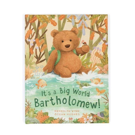 JellyCat - „It's a Big World Bartholomew” Książeczka dla Dzieci