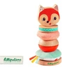 LILLIPUTIENS Drewniana układanka piramida z miękkimi elementami Lisiczka Alice 12 m+