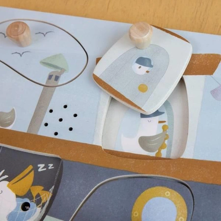 Little Dutch Puzzle dźwiękowe Sailors Bay LD4762