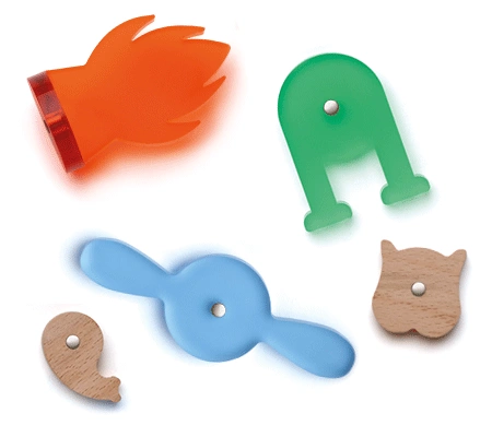 Lekkid, Konstrukcyjne drewniane klocki magnetyczne - EDU BOX