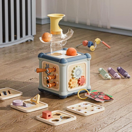 Mistrz motoryki małej Kostka edukacyjna 10w1 12 mies.+ TOPBRIGHT