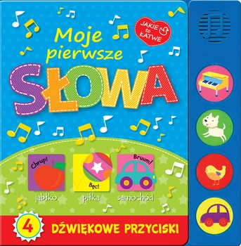 Moje pierwsze słowa książka z dźwiękiem