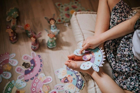 Zestaw kreatywny Girlandy z wróżkami 6+, Janod