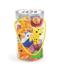 Gumowe zwierzątka 7 szt. TROPO-SAVANA DJ09117