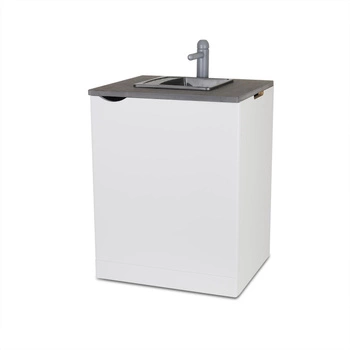 Drewniana szafka kuchenna ze zlewem meble dla dzieci zabawka kuchnia Micki