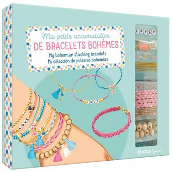 Auzou Zestaw do robienia bransoletek DIY Boho pastel 509596