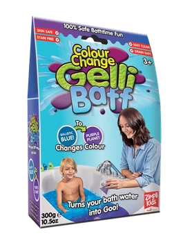 Magiczny proszek do kąpieli, Gelli Baff Colour Change, błękitny, 3+, Zimpli Kids