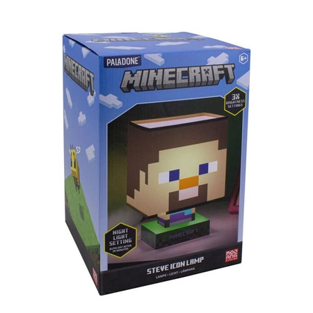Lampa Minecraft Steve (wysokość: 26 cm)
